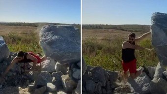 rocha-de-tres-toneladas-cai-sobre-fotografo-que-fazia-‘selfie’-no-ceara:-‘foi-uma-licao’